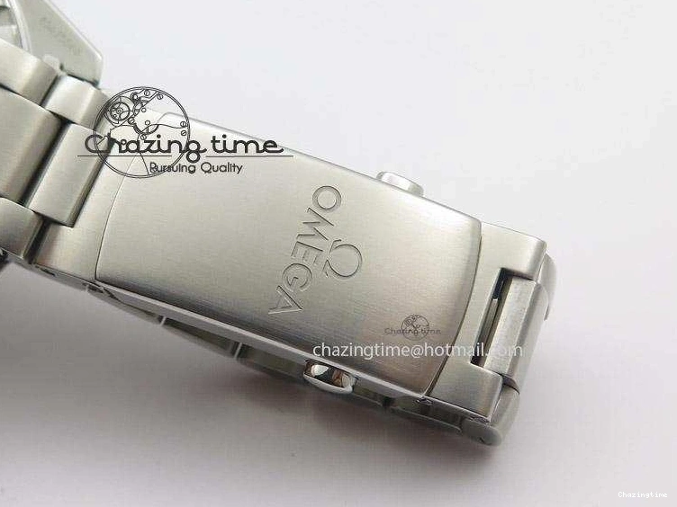 0119 Planet Ocean GMT 42mm V6F Best Edition Black Dial Silver Markers On SS Bracelet A Casual 8273